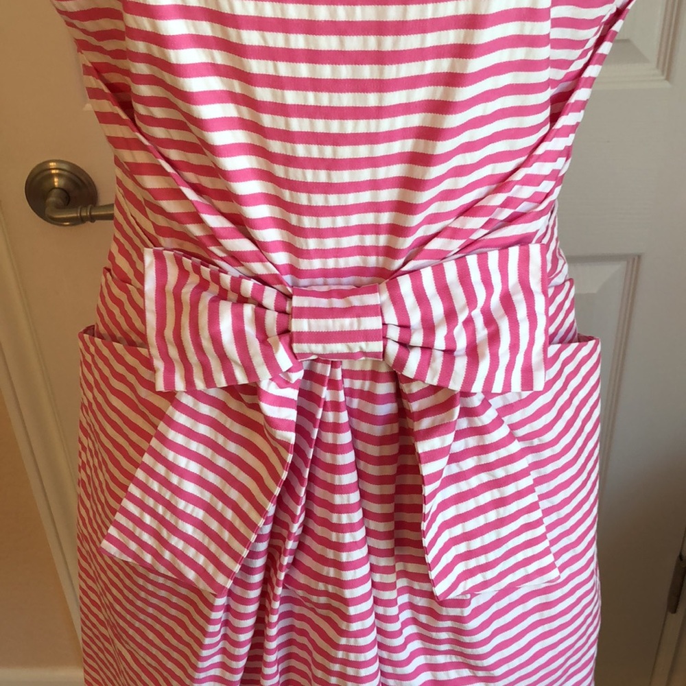 Kate Spade Pink Striped Bow Dress - Picture 7 of 7